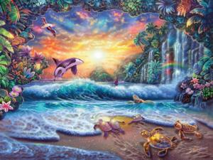 Rainbow Cave Sea Life Jigsaw Puzzle By Ceaco