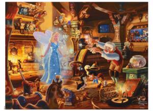 Thomas Kinkade Disney Dreams - Geppetto’s Pinocchio Movies & TV Jigsaw Puzzle By Ceaco