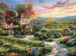 Silver: Wine Country Living Landscape Jigsaw Puzzle By Buffalo Games