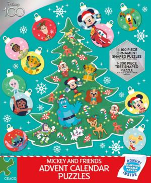 Mickey's 12 Days Of Christmas Advent Calendar Christmas Jigsaw Puzzle By Ceaco