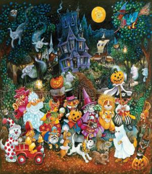 Trick or Treat Dogs Halloween Large Piece By SunsOut