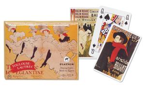 Double deck play.cards. Toulouse Lautrec By Piatnik