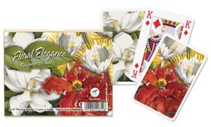 Double deck play.cards. Floral Elegance By Piatnik