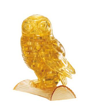Owl 3D Crystal Puzzle Birds Crystal Puzzle By Bepuzzled