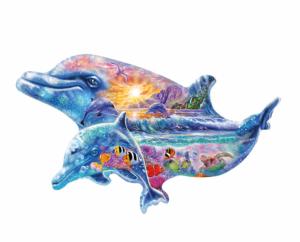 Shapes - Dolphin Dolphin Jigsaw Puzzle By Ceaco