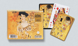 Double deck play.cards. Adele. Klimt By Piatnik