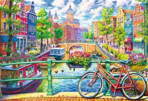 Amsterdam Canal - Scratch and Dent Amsterdam Jigsaw Puzzle By Trefl