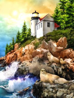 Bass Harbor Light Station Sea Life Jigsaw Puzzle By SunsOut