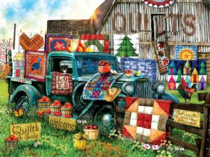 Quilts for Sale Crafts & Textile Arts Jigsaw Puzzle By SunsOut