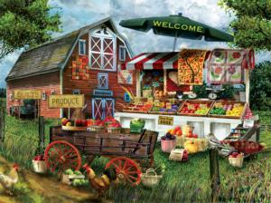 Fresh Country Produce Fruit & Vegetable Jigsaw Puzzle By SunsOut