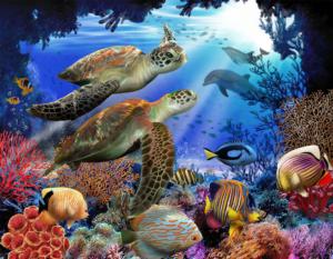 Underwater Fantasy Reptile & Amphibian Jigsaw Puzzle By SunsOut