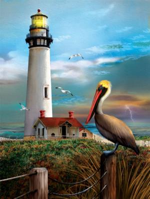Pigeon Point Lighthouse Summer Jigsaw Puzzle By SunsOut