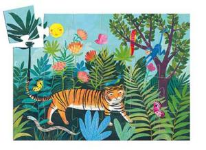 The Tiger's Walk Big Cats Children's Puzzles By Djeco