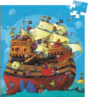 Barbarossa's Boat Pirate Children's Puzzles By Djeco