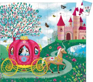 Elise's Carriage Princess Children's Puzzles By Djeco