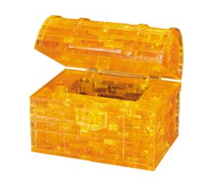 Treasure Chest 3D Crystal Puzzle Pirate Crystal Puzzle By Bepuzzled