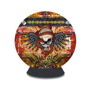 Puzzle Sphere - Skull Tattoo - Scratch and Dent Gothic Art 3D Puzzle By University Games