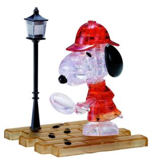 Snoopy Detective 3D Crystal Puzzle Peanuts Children's Puzzles By University Games