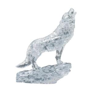 Clear Wolf 3D Original Crystal Puzzle Wolf Crystal Puzzle By Bepuzzled
