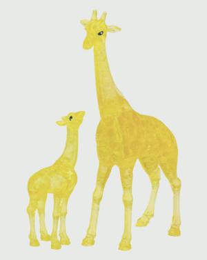 Giraffe & Baby Animals Crystal Puzzle By University Games