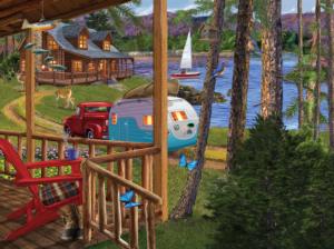 Porch Life Camping Jigsaw Puzzle By SunsOut