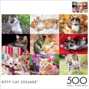 Kitty Cat Collage Prank Puzzle Collage Jigsaw Puzzle By Buffalo Games