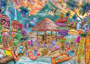 Ocean Magic - Oasis Fantasy Beach & Ocean Jigsaw Puzzle By Ceaco
