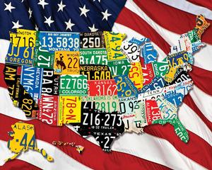 State Plates Maps / Geography Jigsaw Puzzle By Springbok