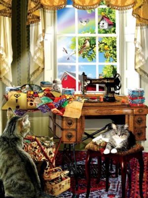 The Sewing Room Around the House Jigsaw Puzzle By SunsOut