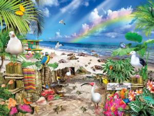 Turtle Crossing Beach & Ocean Jigsaw Puzzle By SunsOut