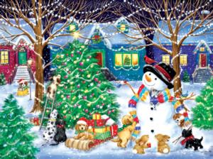 Christmas Street Christmas Jigsaw Puzzle By SunsOut