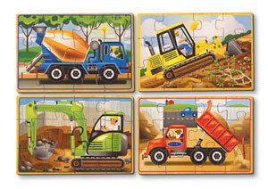 Construction Puzzles in a Box Construction Multi-Pack By Melissa and Doug