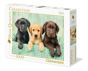 Three Labs Dogs Jigsaw Puzzle By Clementoni