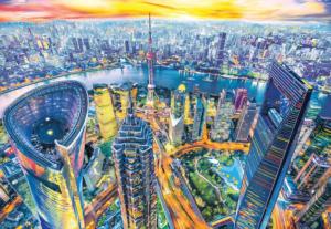 View of Shanghai Landscape Jigsaw Puzzle By Anatolian