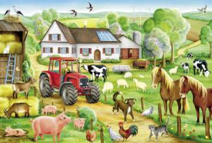 Merry Farmyard Pig Children's Puzzles By Schmidt Spiele