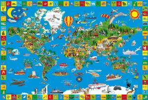 Your Amazing World Maps / Geography Children's Puzzles By Schmidt Spiele