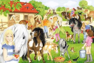 Fun At The Riding Stables Horse Children's Puzzles By Schmidt Spiele