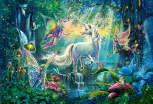 Mythical Kingdom Unicorns Large Piece By Schmidt Spiele