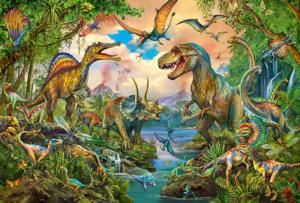 Schmidt 56253 Dinasaurs Discover The Dinosaurs Puzzle 