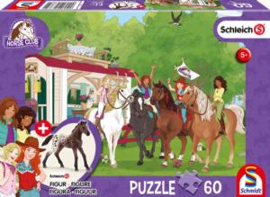 60 Club Meeting Horse Children's Puzzles By Schmidt Spiele