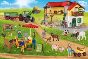 Farm World - Farm and Shop Farm Children's Puzzles By Schmidt Spiele