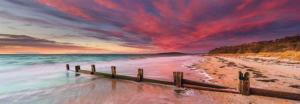 Mccrae Beach, Mornington Peninsula Australia Panoramic Puzzle By Schmidt Spiele