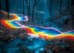 Rainbow Forests Rainbow & Gradient Jigsaw Puzzle By Heye
