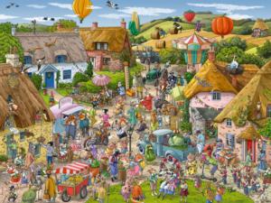 Country Fair - Scratch and Dent Carnival & Circus Jigsaw Puzzle By Heye