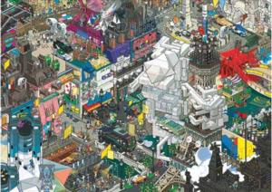 Pixorama, Paris Quest Cartoon Jigsaw Puzzle By Heye