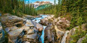 Mistaya Canyon, Banff National Park, Canada - Scratch and Dent National Parks Jigsaw Puzzle By Castorland