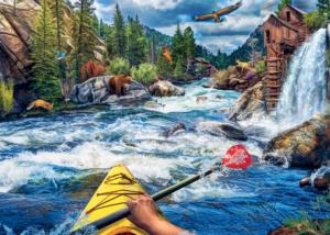 Whitewater Kayaking - Scratch and Dent Sports Jigsaw Puzzle By Ravensburger