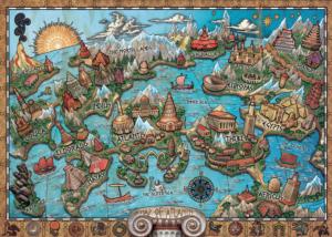 Mysterious Atlantis Maps & Geography Jigsaw Puzzle By Ravensburger
