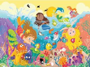 Splashing Mermaids Mermaid Children's Puzzles By Ravensburger
