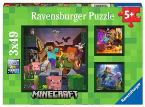Minecraft Biomes Children's Cartoon Multi-Pack By Ravensburger
